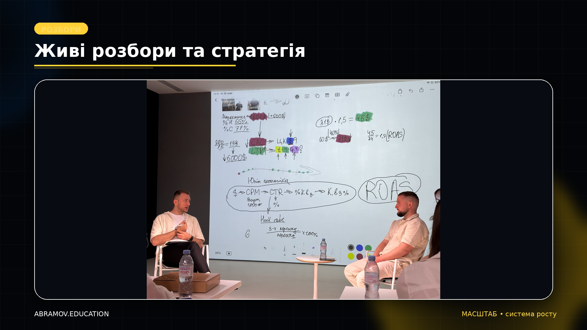 Візуал модуля «Розбори» у програмі «МАСШТАБ»